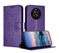 JayModCase Case Compatible with Huawei Honor Magic 4 Lite/X30/X9 5G/4G, PU Leather Flip Folio Wallet Case with Card Holder Kickstand Magnetic Closure cover for Huawei Honor Magic 4 Lite - Ink Purple
