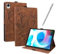 JayModCase Case for Oppo Realme Pad Mini 8.7 Inch, PU Leather Flip Stand Function Cover with Card Slot Protective Tablet Case (Brown)
