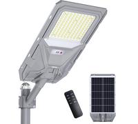 JAYNLT Solar Street Lights Outdoor Dusk to Dawn,Commercial Parking Lot Lights with Motion Sensor,Solar Powered LED Street Lamp for Yard,Garage