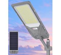 JAYNLT X-12000W Solar Street Lights,6500K Commercial Parking Lot Light Dusk to Dawn,IP68 Waterproof Flood Security Street Lights Motion Sensor for PlayCourt,Farm