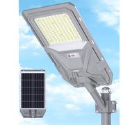JAYNLT X-8500W Solar Street Lights,6500K Commercial Parking Lot Light Dusk to Dawn Dusk to Dawn,IP68 Waterproof Flood Security Street Lights Motion Sensor for Yard,Street