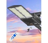 JAYNLT Y-10500W Solar Street Lights Outdoor,6500K 750000LM High Power Parking Lot Lights Commercial Dusk to Dawn, IP67 Waterproof Solar Security Flood Lamps Motion Sensor for Parking,Road