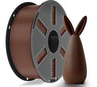JAYO 1.75mm PLA 3D Printer Filament, 1.1KG Chocolate | ±0.02mm dimensional precision, tangle-free neatly wound, Fit for FDM 3D Printers
