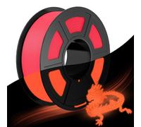 JAYO Glow in The Dark PLA Filament 1.75mm, 1.1kg Spool, Dimensional Accuracy +/- 0.02mm, Clog-Free Bubble-Free Luminous 3D Printer Filament, Compatible with Most FDM 3D Printers, Glow Red.