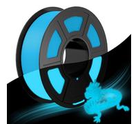 JAYO Glow in The Dark PLA Filament 1.75mm, 1.1kg Spool, Dimensional Accuracy +/- 0.02mm, Clog-Free Bubble-Free Luminous 3D Printer Filament, Compatible with Most FDM 3D Printers, Glow Blue.
