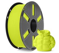 JAYO Matte PLA 3D Printing Filament 1.75 mm, 1.1KG Light Yellow | Soft frosted matte texture, smooth clog-free printing for all FDM printers