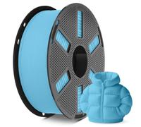 JAYO Matte PLA Filament 1.75mm, 1.1KG Light Blue | Smooth frosted matte finish with no extra polishing needed. ±0.02mm precise tolerance for steady printing