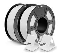 JAYO PLA Filament 1.75mm White+White, 2 * 1.1KG/Spool (Total 2.2KG), 3D Printer Filament Dimensional Accuracy +/- 0.02mm, Neatly Wound, Fit Most FDM 3D Printer