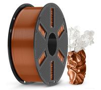 JAYO Silk PLA 3D Printing Filament 1.75 mm, 1.1KG Silk Red Copper | Enhanced toughness reduces warping with smooth steady extrusion，Fits for Most FDM 3D Printers