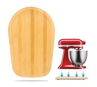 JAYOBGO Bamboo Mixer Slider Mat for Kitchen Aid Artisan Mini 3.5 Quart Tilt-Head Stand Mixer, Sliding Board Kitchen Appliance Storage Attachments, Countertop Moving Tray Accessories