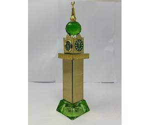 JAYOGLA Authentic Makkah Royal Clock Tower Souvenir - 21cm Miniature Replica - Elegant Home And Office Decor, Iconic Symbol Of Saudi Arabia