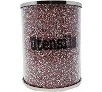 JAYOGLA Crushed Diamond Glass Kitchen Utensil Crock Holder Metal Frame Round Cylinderglittering Effect And Mimic The Appearance Best Kitchen And Home Decoration (Pink)