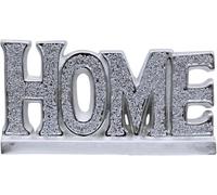 JAYOGLA Diamante Figurine Ornament, Silver Crushed Diamond, Living Room, Dining Room, Entryway, Bedroom, Wedding, Office Decoration (Silver, HOME)