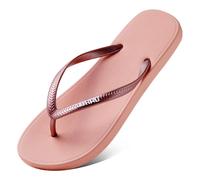 JaYouhe Quick-Dry Unisex Flip Flops with Non-Slip Sole & Comfort Cushioning | Water-Resistant Beach Pool Shoes for Men Women, Lightweight Summer Sandals for Outdoor Swimming, Hiking, Travel