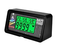 Jayron Backlight Digital 9,999 Days Countdown Timer Big LCD Display Count Down for Retirement Wedding Vacation Christmas Event Classroom Cruise