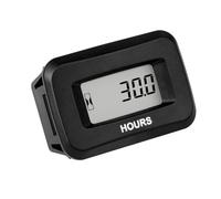 Jayron Digital LCD Hour Meter AC/DC 5V to 277V,Timer,Data Storage for ZTR Lawn Mower Tractor Generator Club Car Washer Marine ATV Motor Compressor