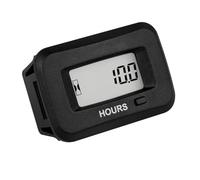 Jayron Hour Meter, IP68 LCD Timer AC/DC 5-277V for Ride-On Mower Generator