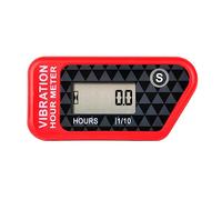 Jayron JR-HM016B LCD Wireless Digital Hour Meter Gauge Vibration Activated,Waterproof Design,for All Vibrating Machine,Air Compressor,Generator,Jet ski,Lawn Mower, Motorcycle,Chainsaw