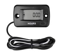 Jayron JR-HM019 Digital LCD Waterproof Gasoline Engine Hour Meter Maintenance Meter for Paramotors,Chainsaws,Generators,Mowesr,Model Boats