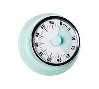 Jayron Kitchen Timer reminder Manage timers 360 degree rotary mechanical timer Baking countdown Kitchen alarm clock refrigerator magnetic for Cooking,Learning (green)