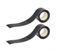 Jayruit 2Pcs Silicone Grip Tape For Kayak Canoe Dragon Boat Paddles Diving Hose(Black)