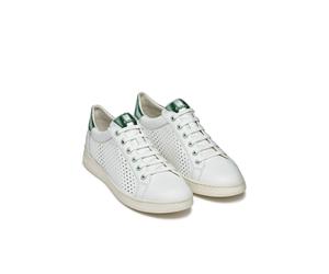 Jaysen Breathable Trainers white/green
