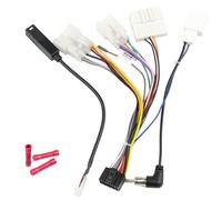 Jayubien 16Pin Android Radio Wire Harness Kit Replacement for 2012-Above Toyota Camry RAV4 Corolla Yaris Stereo Wiring Adapter with 28Pin SWC Connector Antenna USB Cord Non JBL