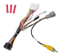 Jayubien 20Pin Radio Wire Harness for Mitsubishi Stereo Wiring Adapter Kit,Android Radio Wiring Harness with RCA Connector Compatible with Mitsubishi Lancer Outlander Pajero Mirage Triton