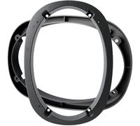 Jayubien 6x9 Inch Speaker Adapter Kit,Flat Hollow Car Door Rear Window Parcel Shelf Speaker Ring Spacer,0.98" Depth Speakers Baffle Mount Bracket Plastic Adapters