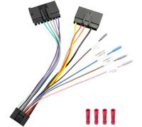 Jayubien Radio Wiring Harness for Ford Stereo Adapter 1986-1997,Car Stereo Wire Harness Adapter Compatible with Aerostar Ranger Mustang Explorer Escort Focus Taurus Mercury 1987-1998