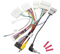 Jayubien Radio Wiring Harness Kit Replacement for Nissa Murano Xterra Altima X-Trail Rogue Versa 16Pin ISO Android Stereo Adapter with Butt Connector USB Antenna RCA Cable,No Canbus Decoder Box