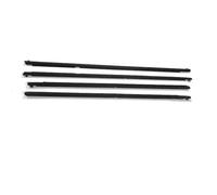 JAYWIS 4Pcs Car Door Window Weatherstrip for Mazda 3 2004-2009 Outer Glass Sealing Belts Moulding Trim Front Rear Waterproof Strips Outside Window Trim