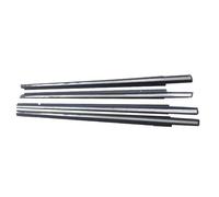JAYWIS 4Pcs Car Door Window Weatherstrip for Toyota for Corolla 2008-2013 7573012300 Front Rear Rubber Trim Belt Sealing Strips Outside Window Trim(Chrome)