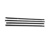 JAYWIS 4Pcs Car Side Window Sealing Strip for Mazda 3 2004-2009 Weatherstrip Outer Glass Belts Front Rear Waterproof Moulding Trim Outside Window Trim