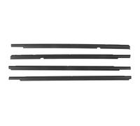 JAYWIS 4pcs Car Weatherstrip Window Seal Belt for Mitsubishi for Lancer 2008-2017 Front Rear Door Glass Moulding Trim Replacement Outside Window Trim