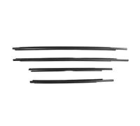 JAYWIS 4Pcs Car Weatherstrip Window Seal Belt for Toyota for Yaris Sedan 2007-2016 4 Doors Front Rear Side Exterior Rubber Strips Outside Window Trim