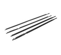 JAYWIS 4PCS Car Window Sealing Strip for Lexus GX470 2003-2009 Black Side Weatherstrips Front Rear Moulding Trim Protection Belts Outside Window Trim