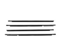 JAYWIS 4Pcs Car Window Sealing Strip for Toyota for Corolla 2008-2013 7573012300 7571002210 Weatherstrip Front Rear Rubber Trim Belt Outside Window Trim(Black)