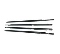 JAYWIS 4Pcs Car Window Sealing Strip for Toyota for Yaris Hatchback 2006-2013 Weatherstrip Front Rear Side Exterior Rubber Belts Outside Window Trim