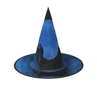 JAYWIS Artificial Intelligence Brain -Print Full Coverage Halloween Hat Adult - Packable Witch Headwear For Renaissance Fairs, Gothic Parties & Festivals