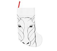 JAYWIS Black and White animal -Print 18 Inch Patchwork Christmas Stockings - Large Holiday Decor With Hanging Loop For Festive Home Gift Giving.