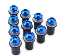 JAYWIS Bolts Kit Motorcycle Windscreen Fairing Bolts Screw For Y&amaha YZF R1 R6 FZS 1000 Nut Fastener Bolt Ferrule Fastener Set(BLUE)