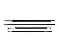 JAYWIS Car Side Window Sealing Strip for Toyota for Prius 2010-2015 Weatherstrips Door Glass Rubber Moulding Trim Waterproof Belts Outside Window Trim