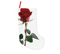 JAYWIS Flower -Print 18 Inch Patchwork Christmas Stockings - Large Holiday Decor With Hanging Loop For Festive Home Gift Giving.