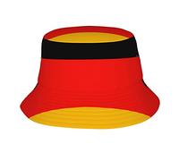 JAYWIS Germany Flag Print Bucket Hat Adult,Unisex Bucket Hat Summer Travel Short Brim for Men Women Teens