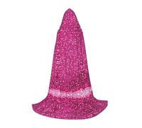 JAYWIS Glitter pattern -Print Youth Hooded Cape - Printed Adjustable Cloak For Teens, Halloween Adventures, Parties & Festive Appare L