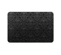 JAYWIS Gothic Wallpaper Skull Print Doormat,Soft Entrance Rug,Non-Slip Doormat For Indoor And Outdoor, Washable Front Back Door Entrance Rug 16 X 24 In(40 X 60cm)