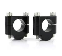 JAYWIS Handle Bars Clamp Motorcycle Handlebar Risers For H&onda Grom MSX125 ST1100 NC700X NC750X 22mm 7/8" Handlebar Risers Mount Clamps Handlebar Risers(BLACK,20mm)