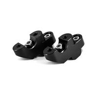JAYWIS Handle Bars Clamp Motorcycle Handlebar Risers For H&onda Nc750 NC 750 X S NC750X 750x 22MM Handle Bar Clamp Extend Adapter Handlebar Risers(BLACK,X2)