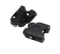 JAYWIS Handlebar Risers Motorcycle Handlebar Risers For Y&amaha 250 MT07 MT09 FZ6 XJ6 XJR1300 Handbar Riser Mount Clamp Adjustable Riser Lifting Handle lift clamps(BLACK)